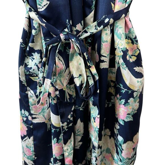 Vintage Victoria's Secret Gold Label Medium Large Satin Robe Tie Waist Womens - Picture 12 of 12